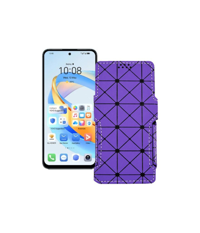 Чохол-книжка з екошкіри для телефону Honor X7b 5G