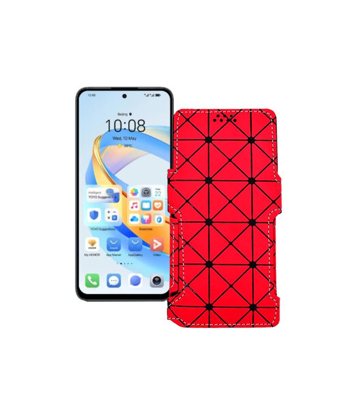 Чохол-книжка з екошкіри для телефону Honor X7b 5G