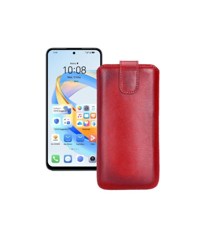 Витяжка з екошкіри для телефону Honor X7b 5G