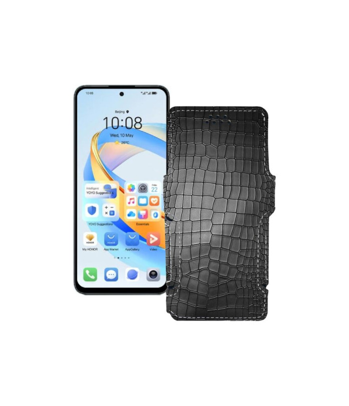 Чохол-книжка з екошкіри для телефону Honor X7b 5G