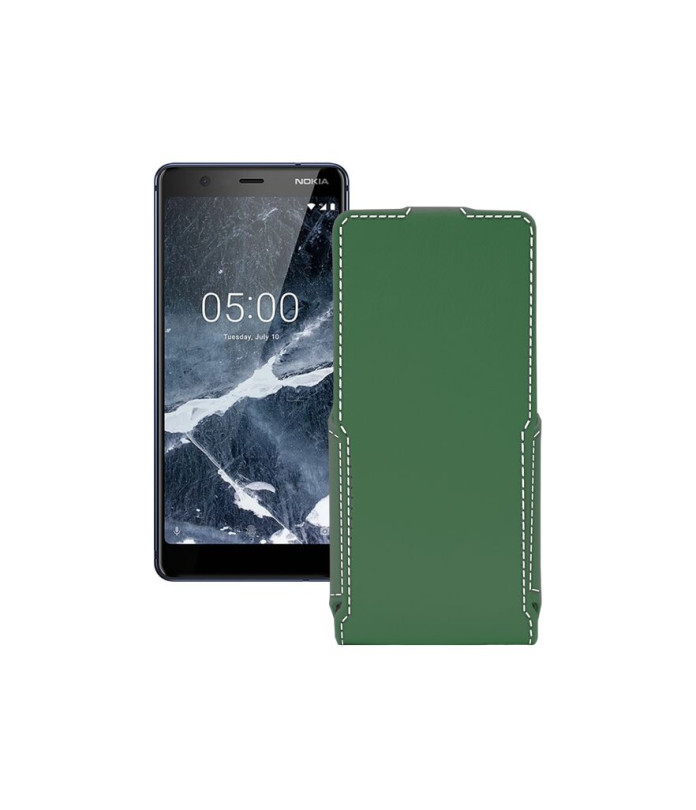 Чохол-флип з екошкіри для телефону Nokia 5.1