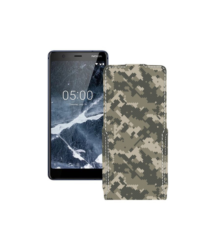 Чохол-флип з екошкіри для телефону Nokia 5.1