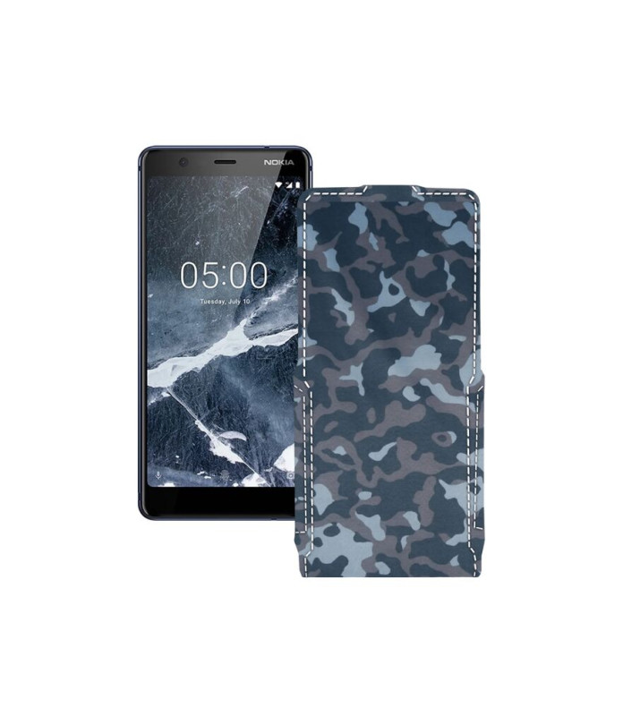 Чохол-флип з екошкіри для телефону Nokia 5.1