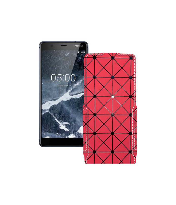 Чохол-флип з екошкіри для телефону Nokia 5.1