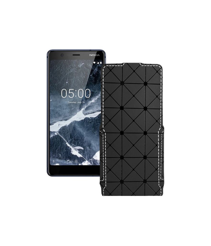 Чохол-флип з екошкіри для телефону Nokia 5.1