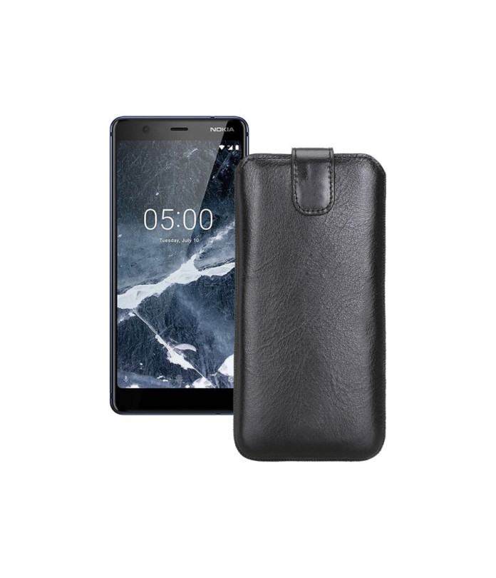 Витяжка з екошкіри для телефону Nokia 5.1