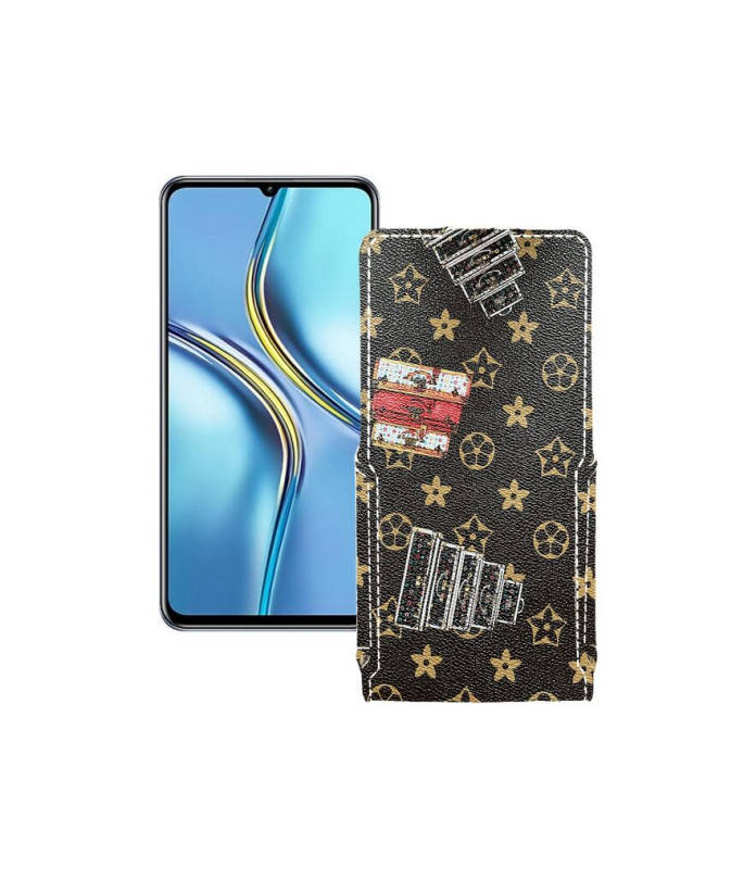 Чохол-флип з екошкіри для телефону Honor X30 Max