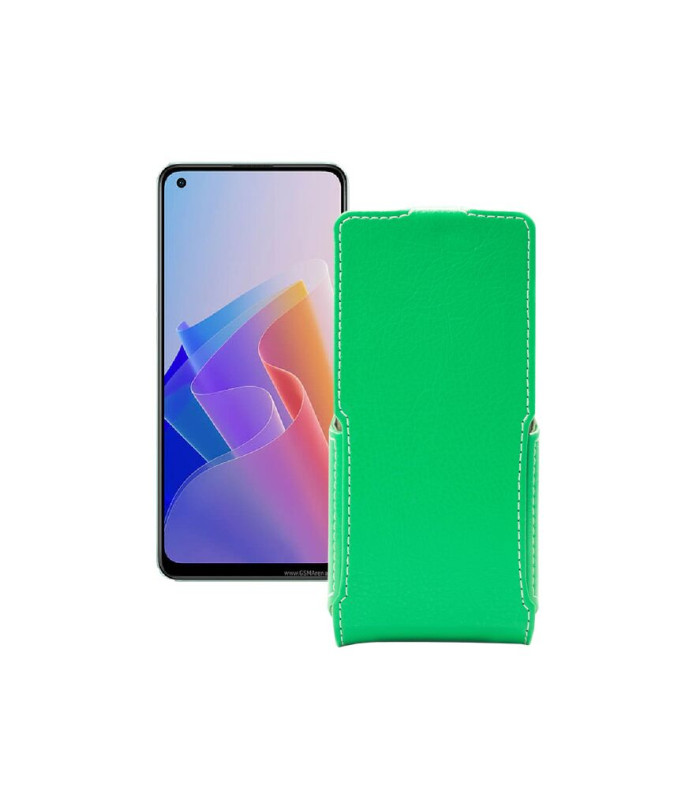 Чохол-флип з екошкіри для телефону OPPO Reno 7 Lite