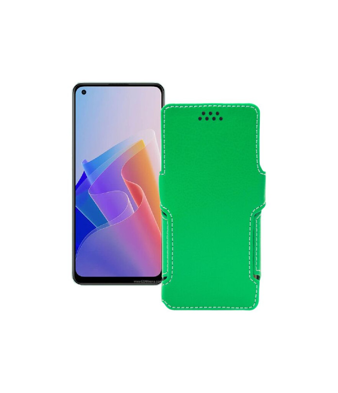 Чохол-книжка з екошкіри для телефону OPPO Reno 7 Lite