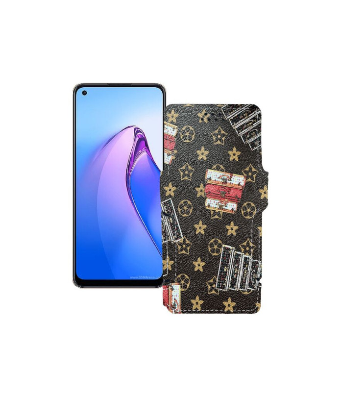 Чохол-книжка з екошкіри для телефону OPPO Reno 8