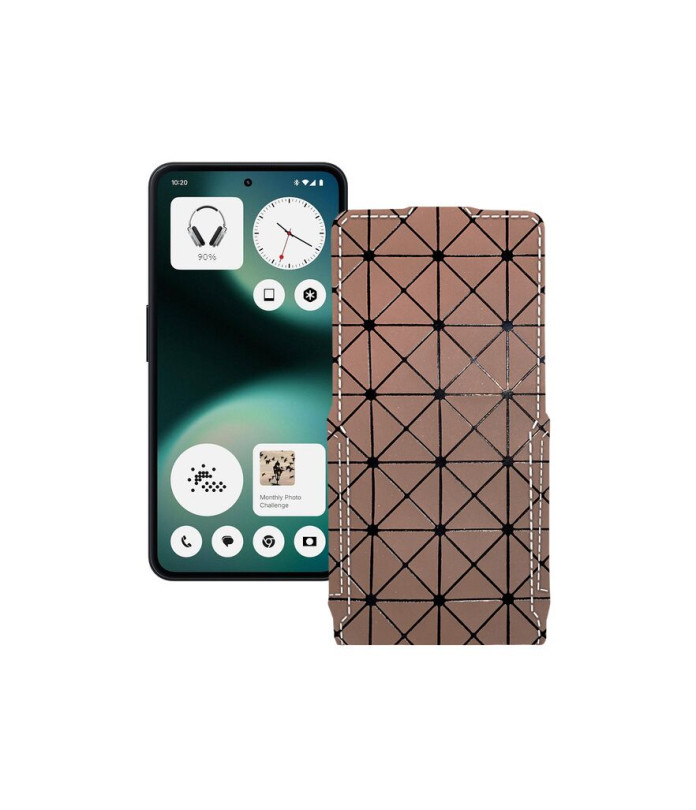 Чохол-флип з екошкіри для телефону Nothing Phone (3a) Lite 5G