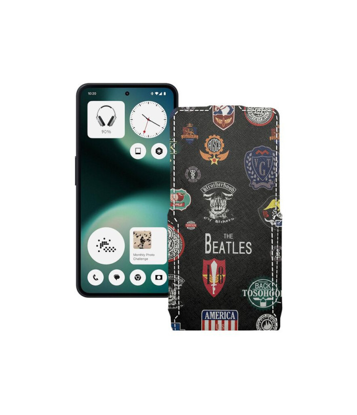 Чохол-флип з екошкіри для телефону Nothing Phone (3a) Lite 5G