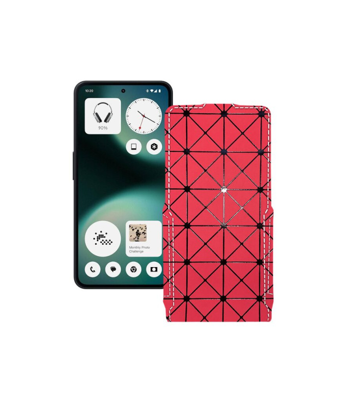 Чохол-флип з екошкіри для телефону Nothing Phone (3a) Lite 5G