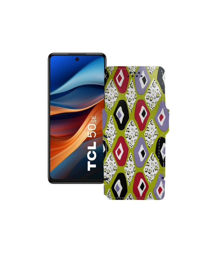 Чохол-книжка з екошкіри для телефону TCL 50 SE