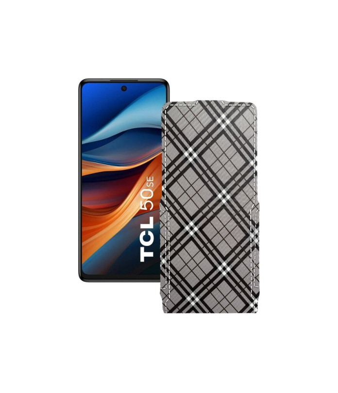 Чохол-флип з екошкіри для телефону TCL 50 SE
