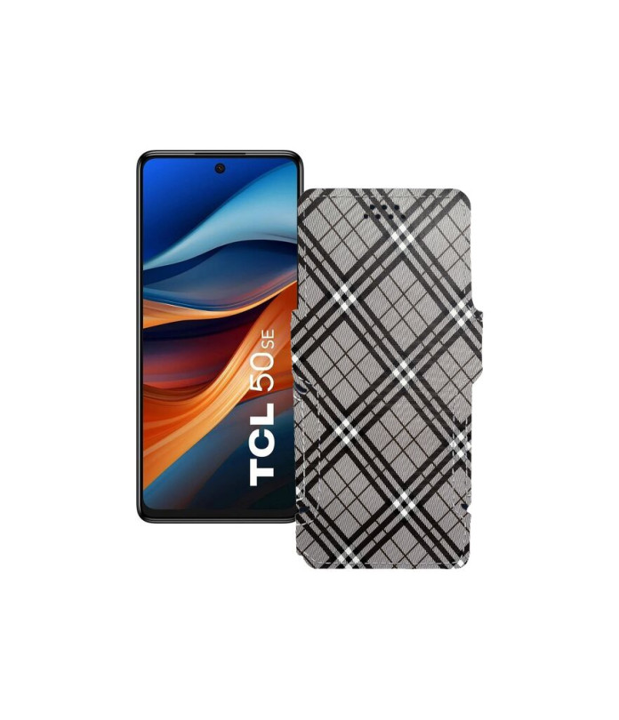 Чохол-книжка з екошкіри для телефону TCL 50 SE