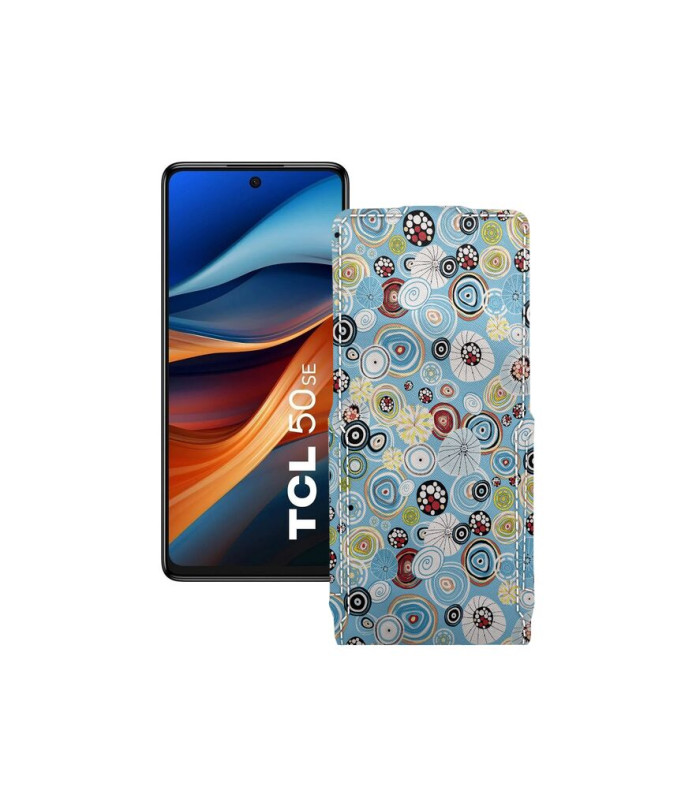 Чохол-флип з екошкіри для телефону TCL 50 SE