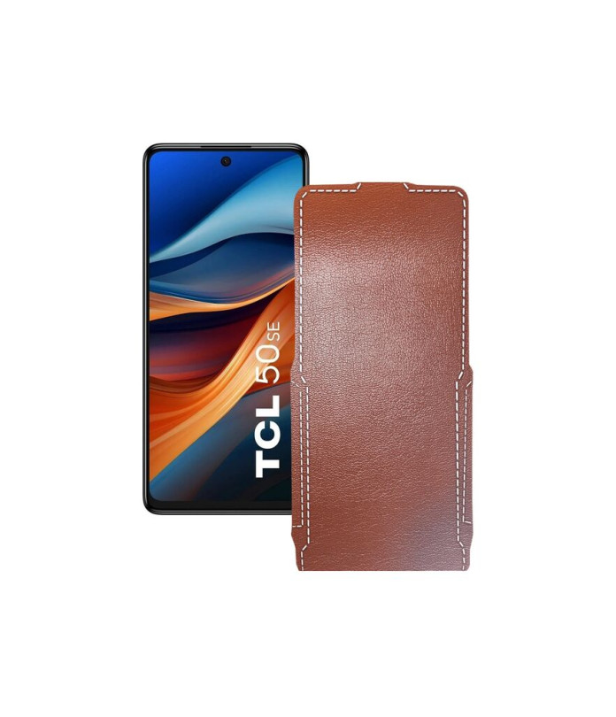 Чохол-флип з екошкіри для телефону TCL 50 SE