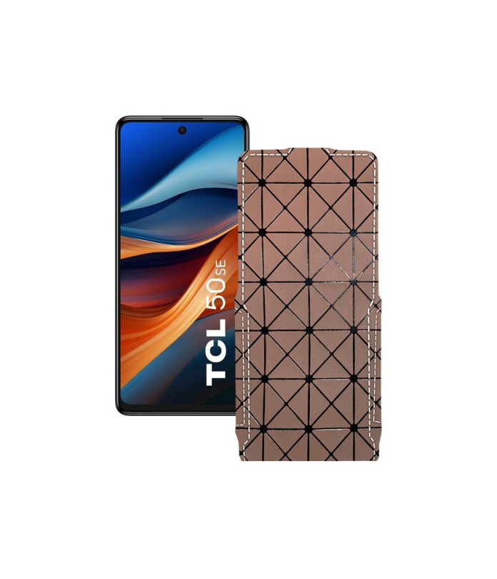 Чохол-флип з екошкіри для телефону TCL 50 SE