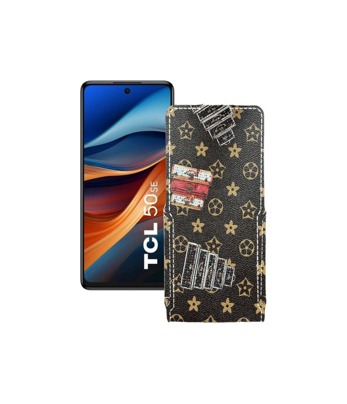 Чохол-флип з екошкіри для телефону TCL 50 SE