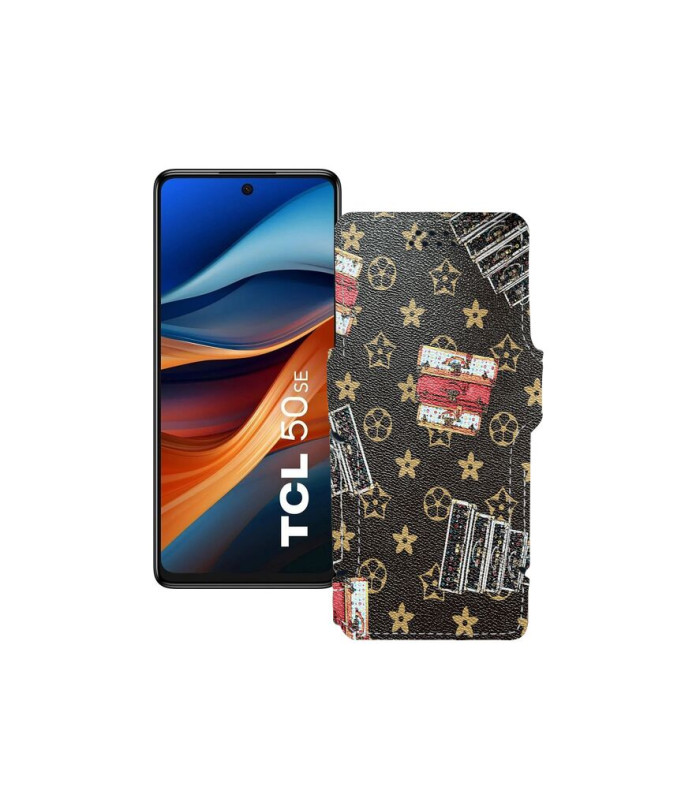 Чохол-книжка з екошкіри для телефону TCL 50 SE