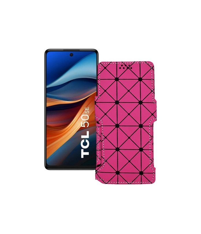 Чохол-книжка з екошкіри для телефону TCL 50 SE