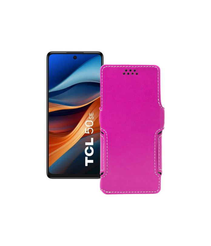 Чохол-книжка з екошкіри для телефону TCL 50 SE