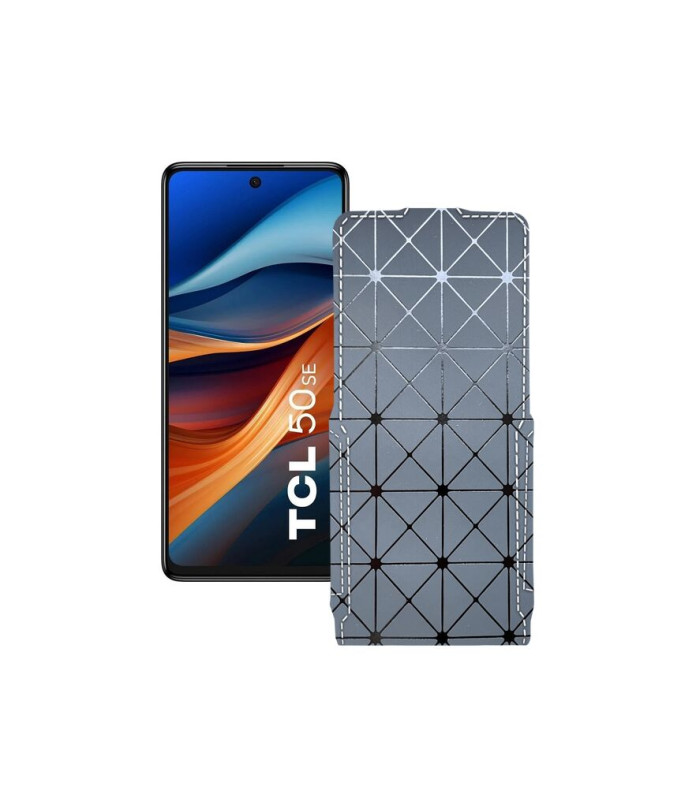 Чохол-флип з екошкіри для телефону TCL 50 SE