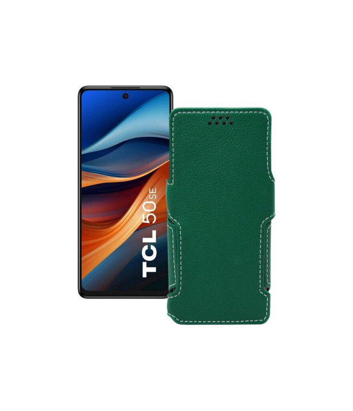 Чохол-книжка з екошкіри для телефону TCL 50 SE