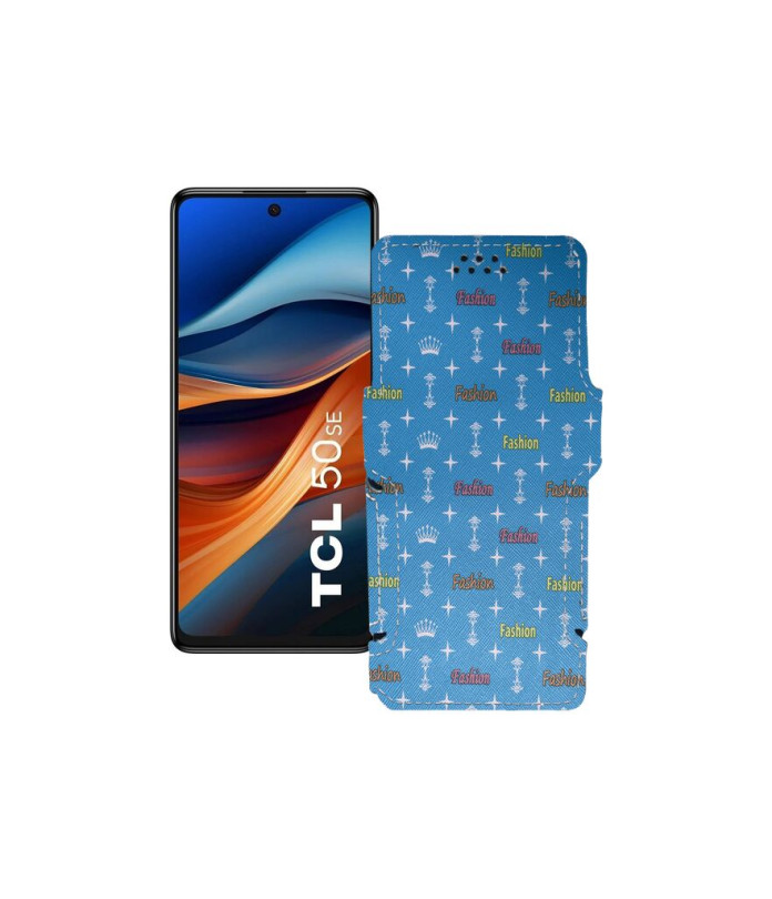 Чохол-книжка з екошкіри для телефону TCL 50 SE