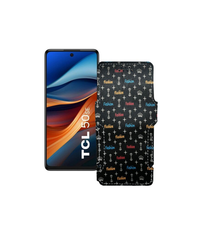 Чохол-книжка з екошкіри для телефону TCL 50 SE