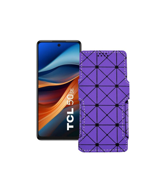 Чохол-книжка з екошкіри для телефону TCL 50 SE