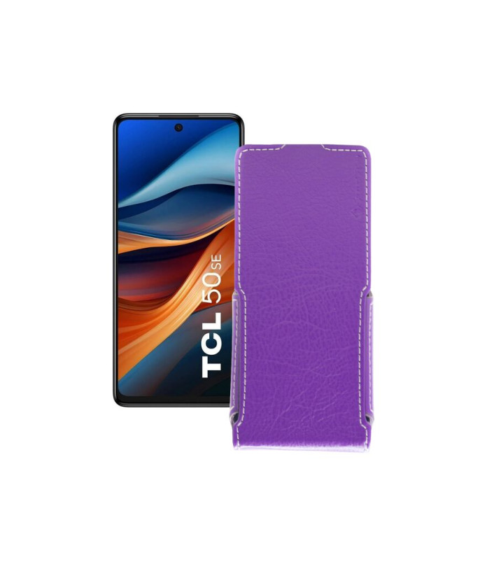 Чохол-флип з екошкіри для телефону TCL 50 SE