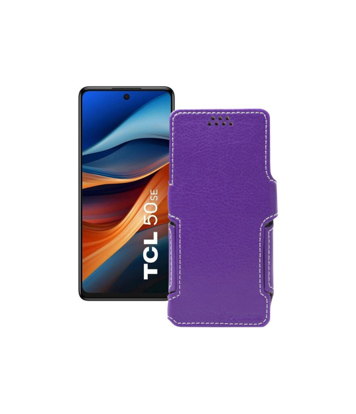 Чохол-книжка з екошкіри для телефону TCL 50 SE