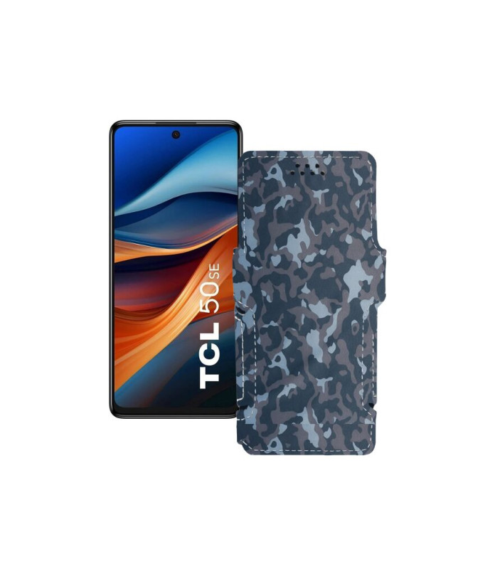 Чохол-книжка з екошкіри для телефону TCL 50 SE