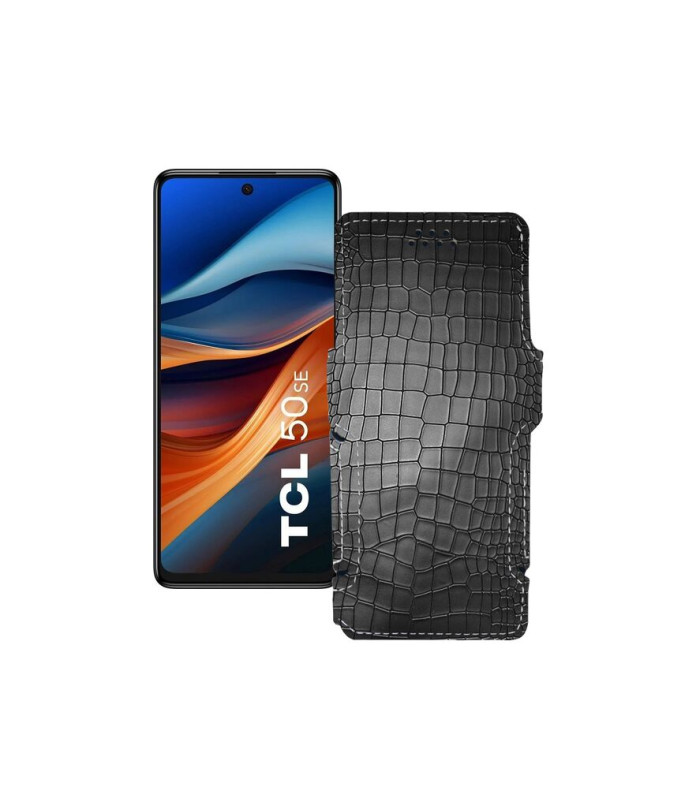 Чохол-книжка з екошкіри для телефону TCL 50 SE