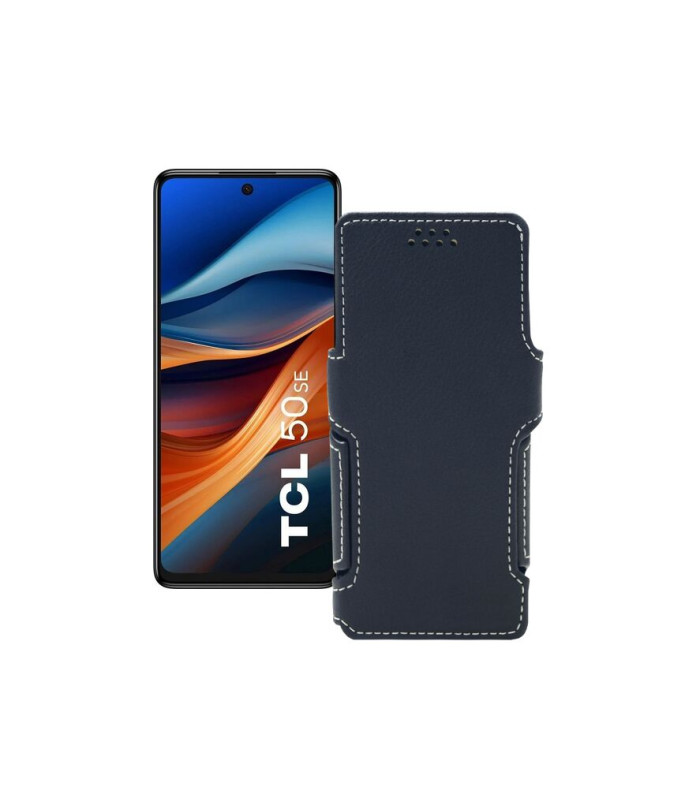 Чохол-книжка з екошкіри для телефону TCL 50 SE