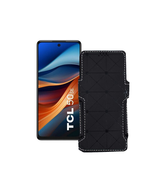 Чохол-книжка з екошкіри для телефону TCL 50 SE