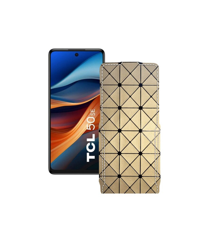 Чохол-флип з екошкіри для телефону TCL 50 SE