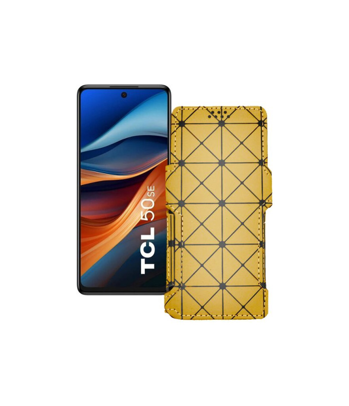 Чохол-книжка з екошкіри для телефону TCL 50 SE