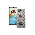 Чохол-флип з екошкіри для телефону ZTE Blade V40 Design