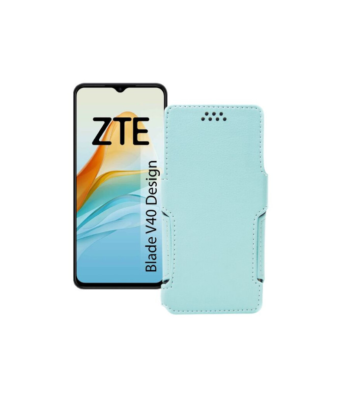 Чохол-книжка з екошкіри для телефону ZTE Blade V40 Design