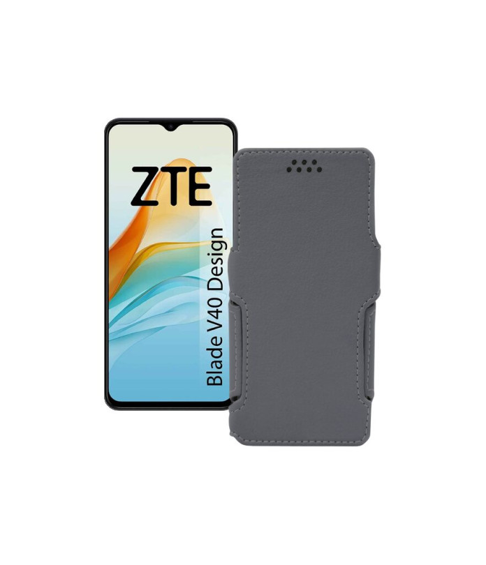 Чохол-книжка з екошкіри для телефону ZTE Blade V40 Design