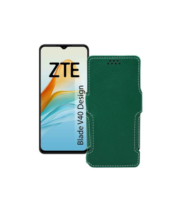 Чохол-книжка з екошкіри для телефону ZTE Blade V40 Design