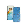 Чохол-флип з екошкіри для телефону ZTE Blade V40 Design