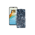 Чохол-флип з екошкіри для телефону ZTE Blade V40 Design