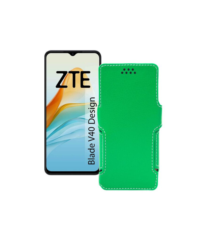 Чохол-книжка з екошкіри для телефону ZTE Blade V40 Design