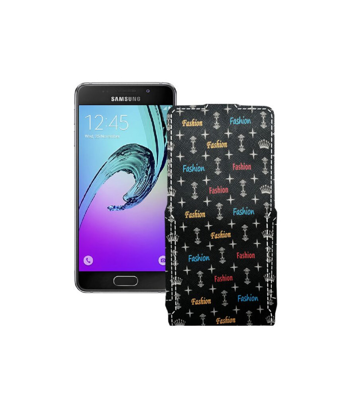 Чохол-флип з екошкіри для телефону Samsung Galaxy A3 2016 (A310)