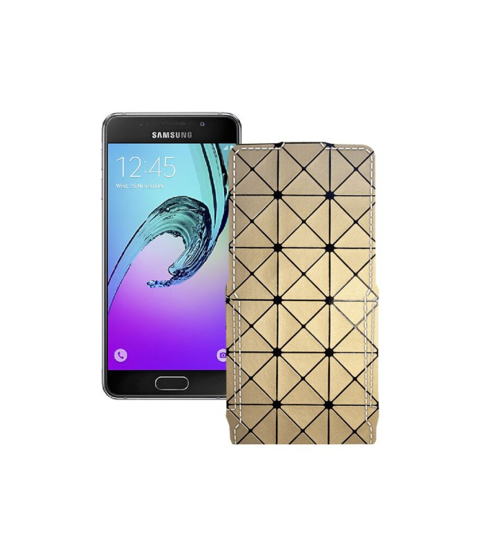 Чохол-флип з екошкіри для телефону Samsung Galaxy A3 2016 (A310)