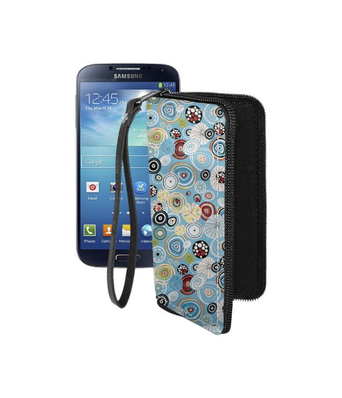 Чохол-гаманець з екошкіри для телефону Samsung Galaxy S4 (i9500)